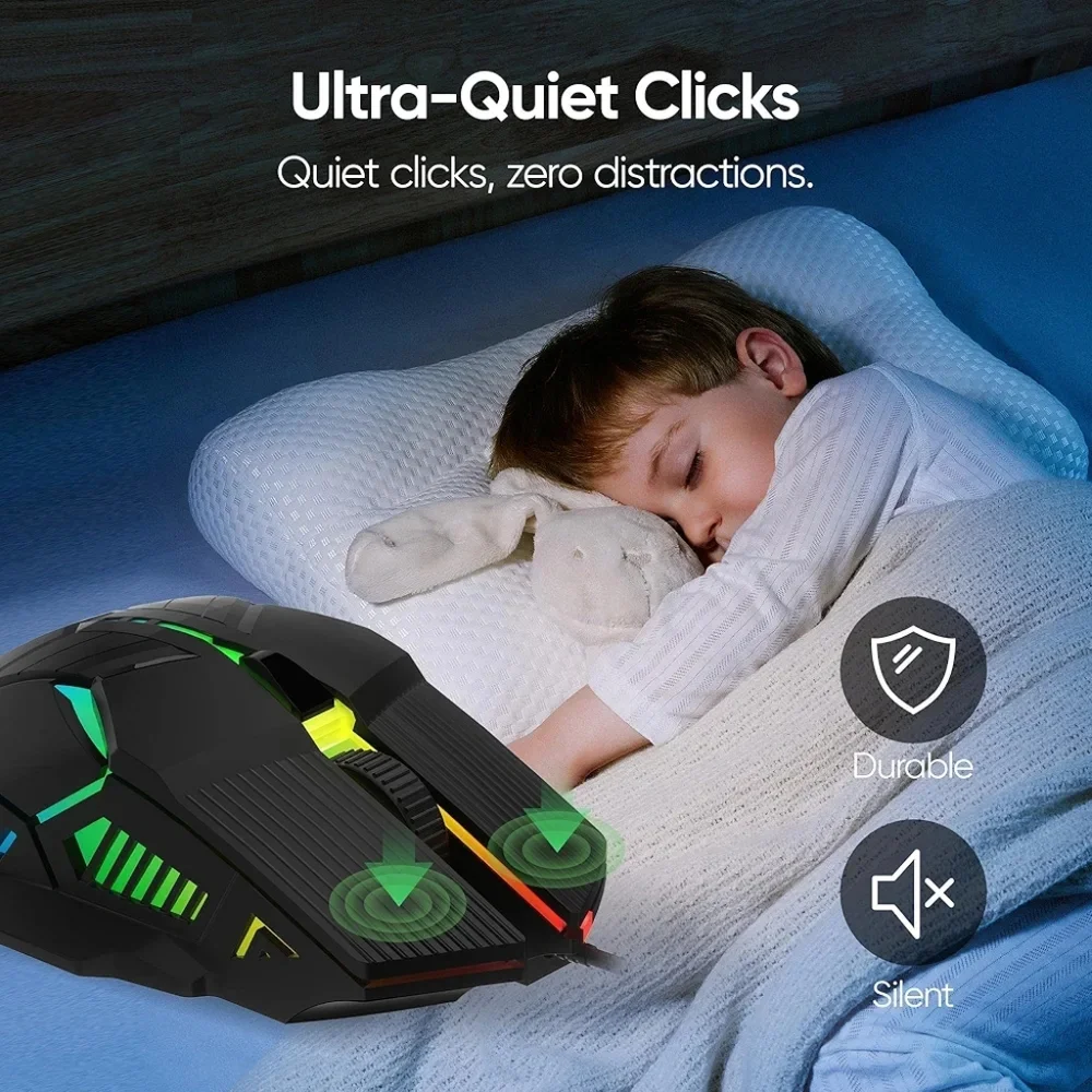 RGB Gaming Mouse - Black